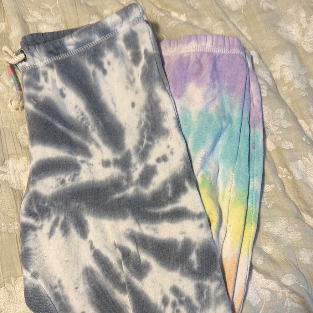 Gray Tie-Dye Sweatpants for Casual Comfort